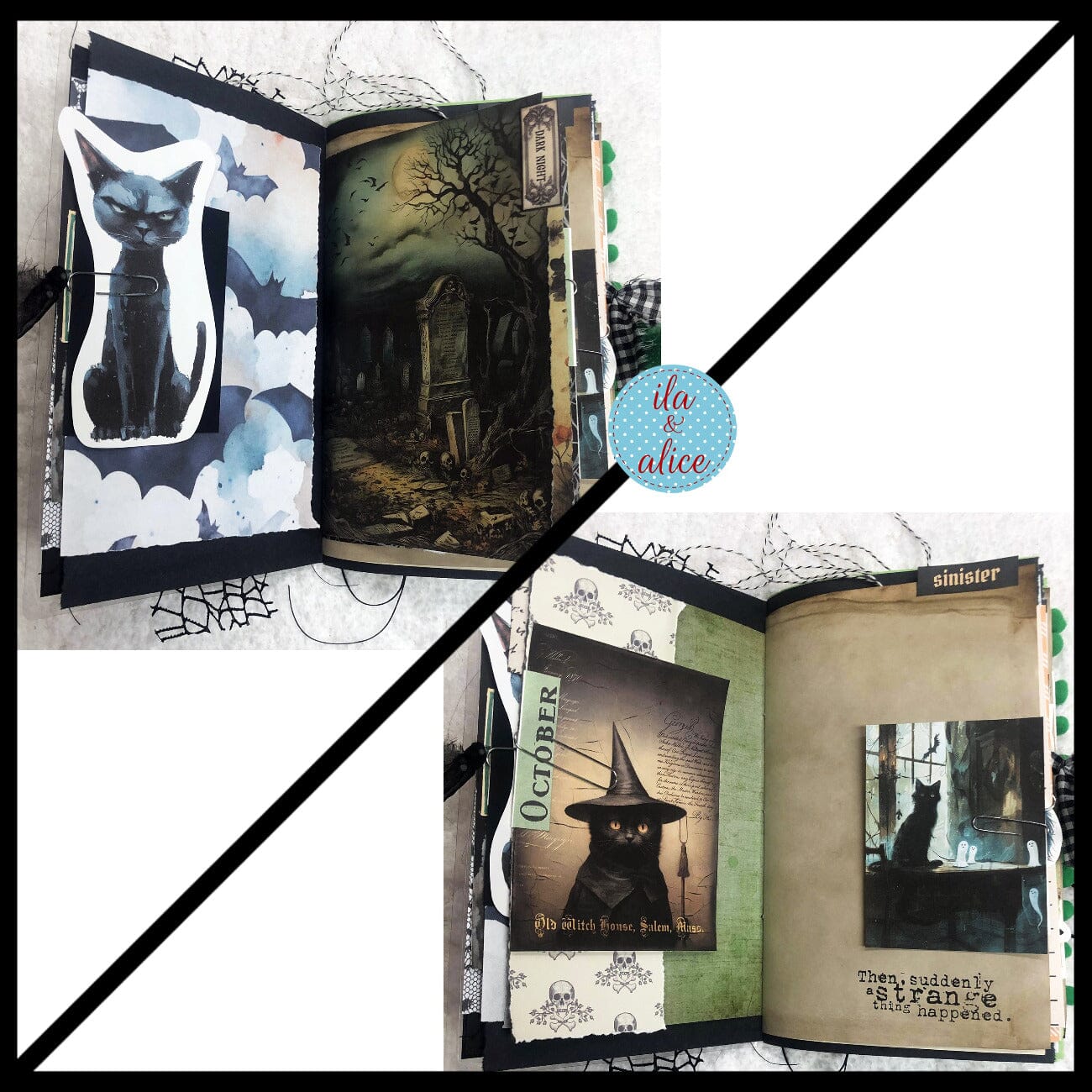 Witches & Pumpkins Oh My! Halloween Junk Journal #1 Journal ila & alice
