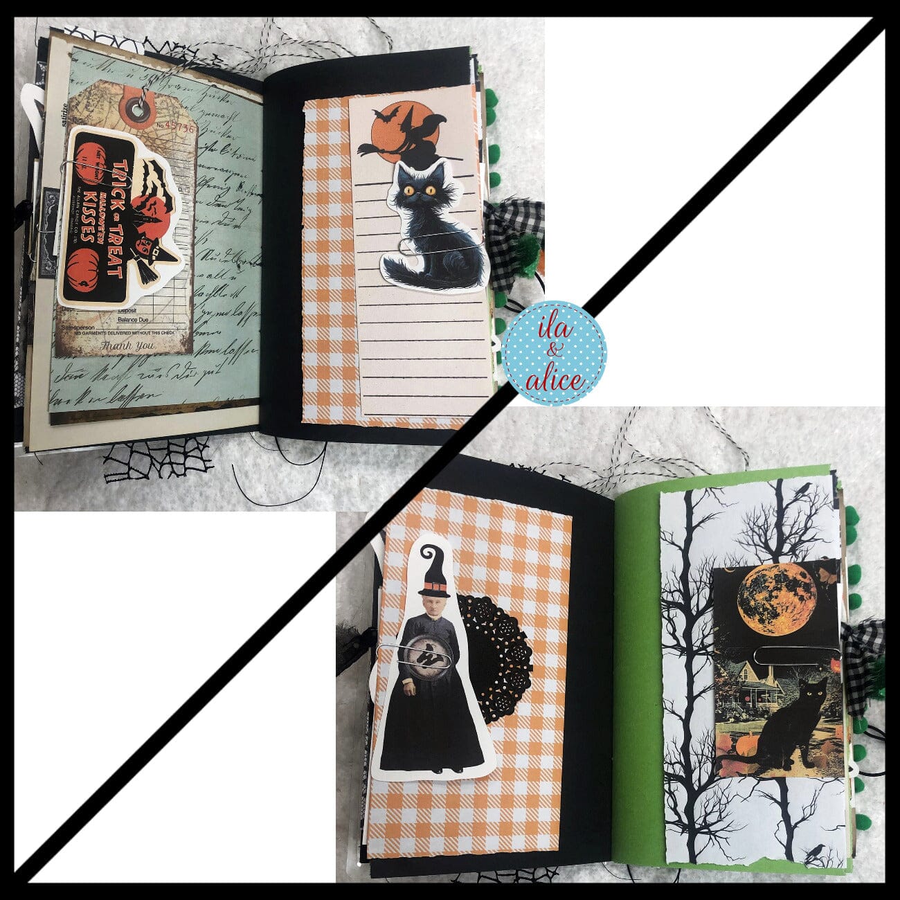 Witches & Pumpkins Oh My! Halloween Junk Journal #1 Journal ila & alice