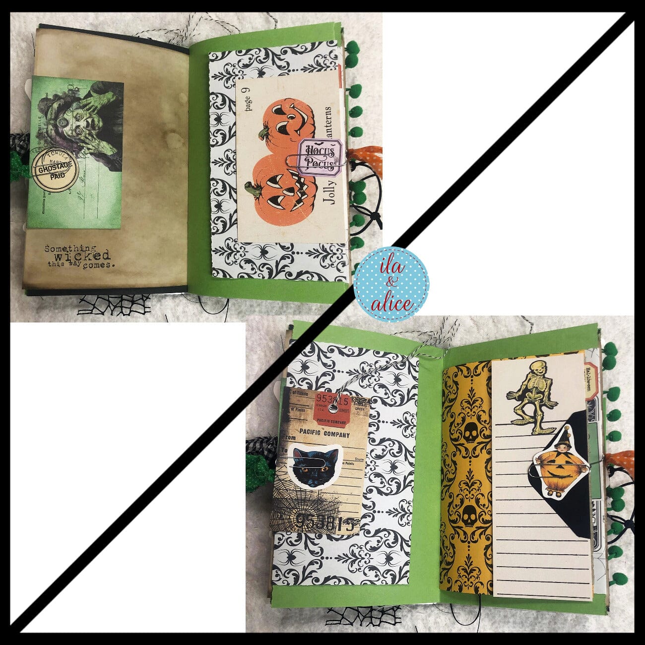 Witches & Pumpkins Oh My! Halloween Junk Journal #3 Journal ila & alice