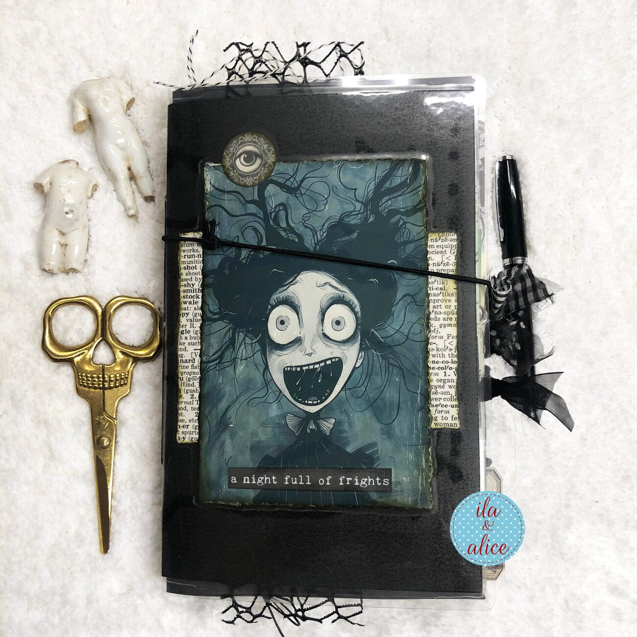 Scary Spooky Screams Halloween Junk Journal #1 Journal ila & alice 