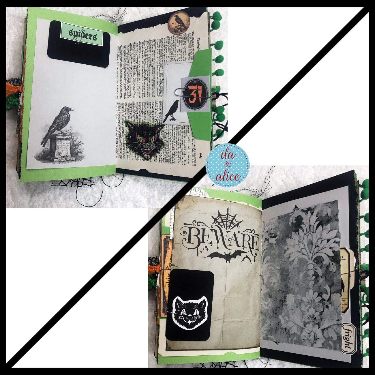 Witches & Pumpkins Oh My! Halloween Junk Journal #1 Journal ila & alice 