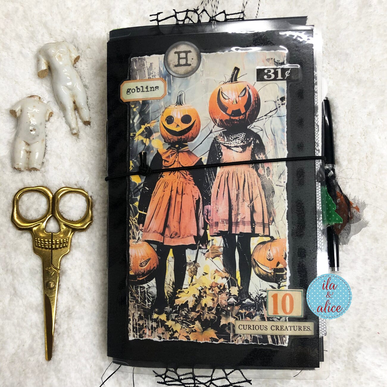 Witches & Pumpkins Oh My! Halloween Junk Journal #1 Journal ila & alice 