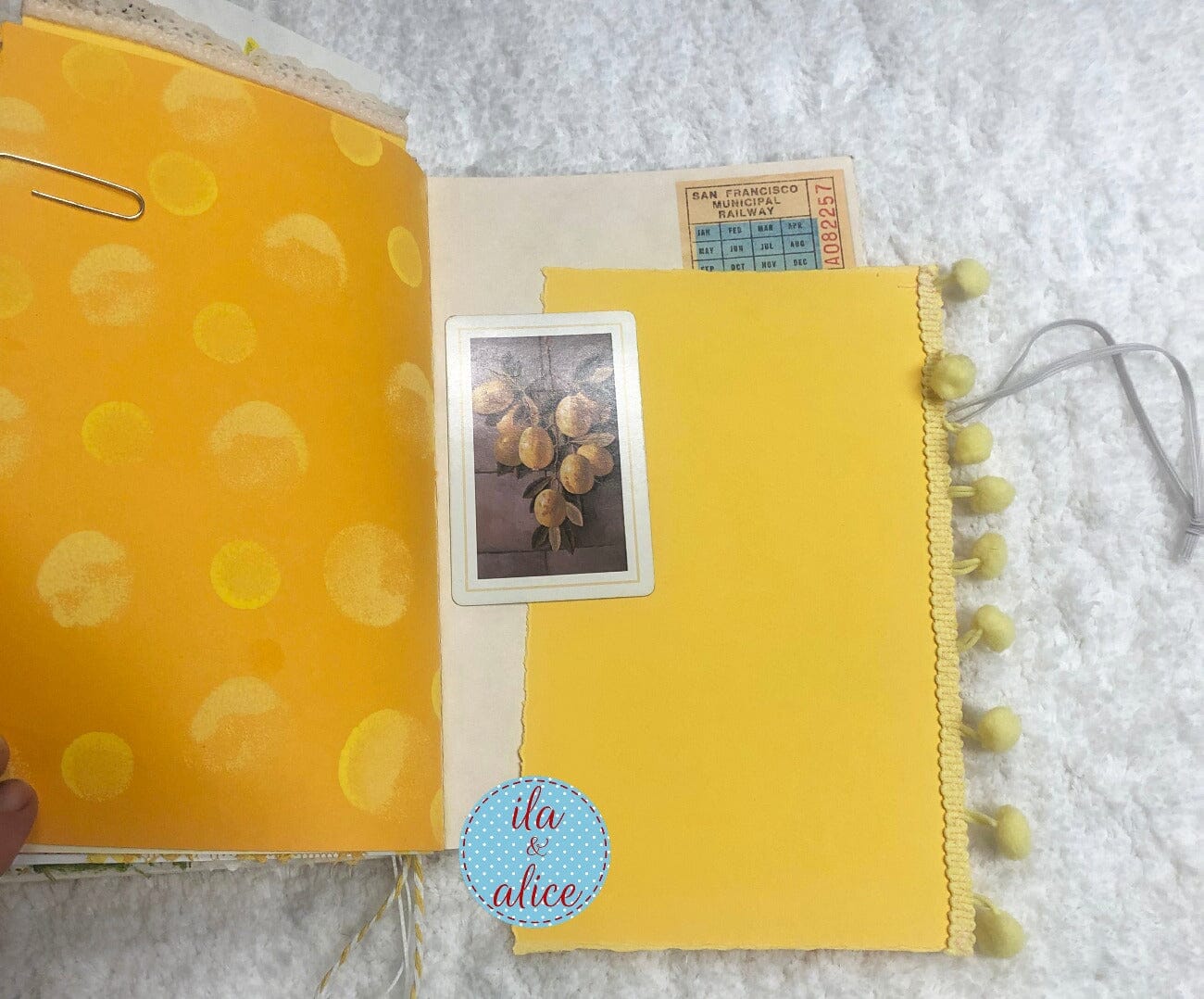 BIG Chunky Yellow Themed Junk Journal (from YouTube) Journal ila & alice 